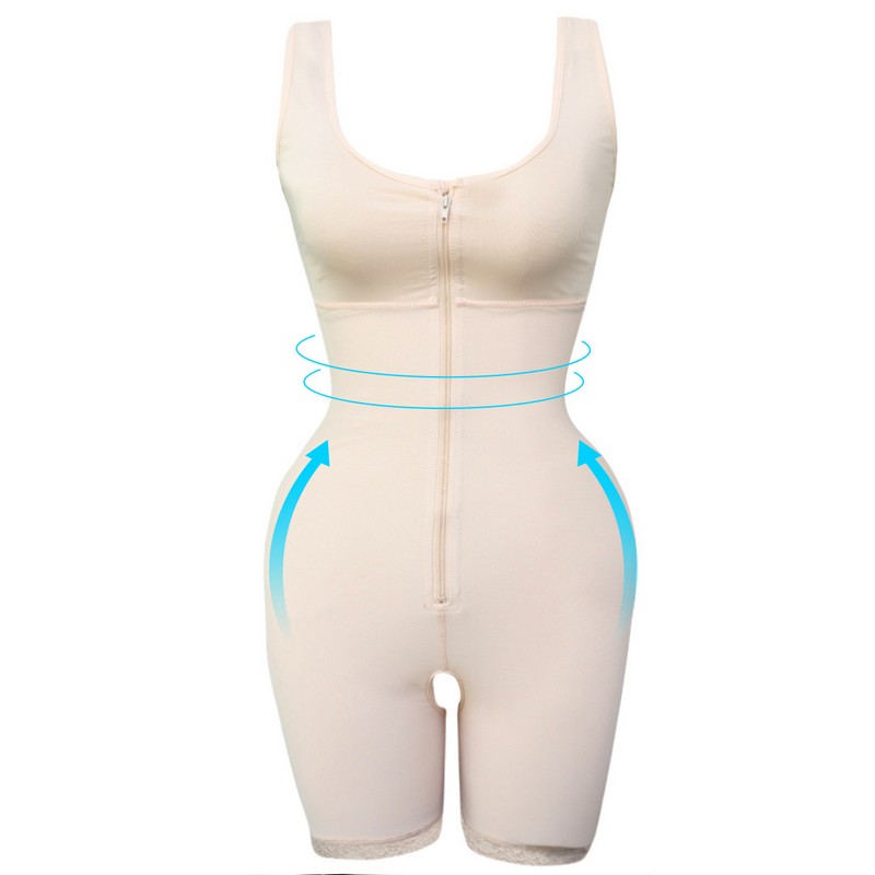Fajas Colombianas Reductora Women's Shapers Overbust High Compression Full Bodyshapers Tummy Control Postpartum Recovery Slimming Body Shaper S-6