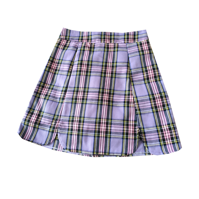 New Summer Women Plaid Skirt High Waist Side Split Ladies Mini Skirt Package Hip Female Pencil Skirts Fashion Girls Short Skirts, Random
New Summer Women Plaid Skirt High Waist Side Split Ladies Mini Skirt Package Hip Female Pencil Skirts Fashion Girls Short Skirts, Random