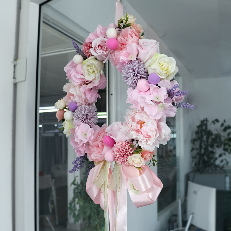 Artificial Door Knocker Simulation Silk Rose Flowers Wreath Rattan Garland Wedding Decoration Home Party Decor Christmas garland, 40cm a
Artificial Door Knocker Simulation Silk Rose Flowers Wreath Rattan Garland Wedding Decoration Home Party Decor Christmas garland, 40cm a