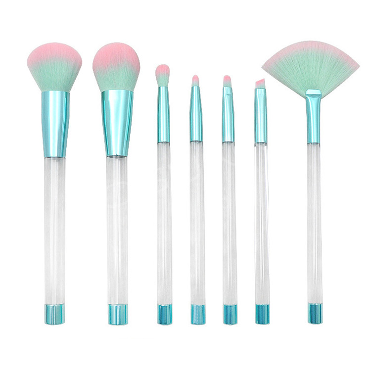 Makeup Brush Set 7pcs DIY Travel makeup brush Professional Eyeshadow Foundation Blush Powder Eyeliner Eyelash Lip Makeup Brush Cosmetic Tool