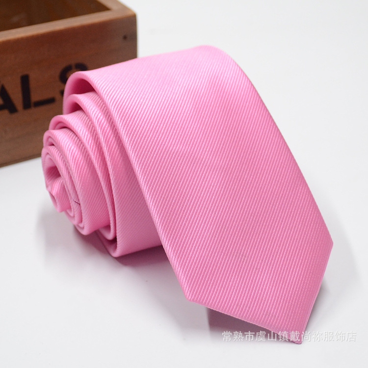 Pure-color Oblique Stripe Fashion Necktie Mens Classic Ties Formal Wedding Business Red Pink Stripe Tie For Men Accessories tie Groom Ties