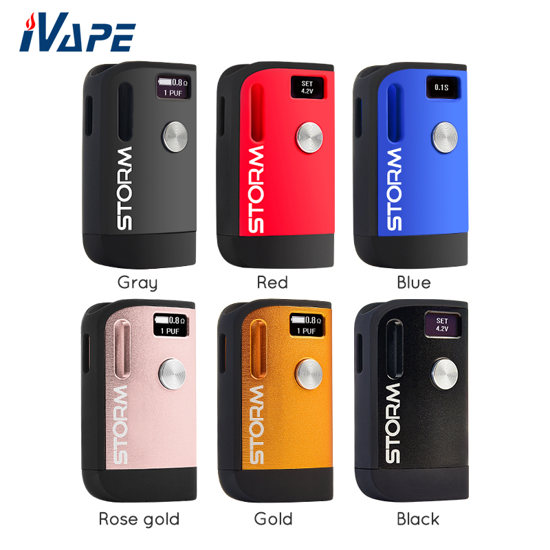 Authentic Vapor Storm S1 Vaporizer Battery Mod Built-in 800mAh Voltage Adjustable with 3 Levels for Thick Oil Catridges Atomizers
Authentic Vapor Storm S1 Vaporizer Battery Mod Built-in 800mAh Voltage Adjustable with 3 Levels for Thick Oil Catridges Atomizers