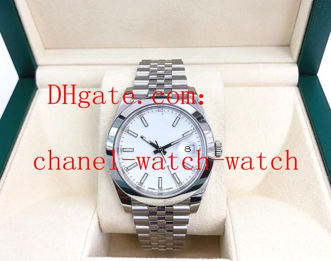 High Quality Mens Watch Datejust 2 Jubilee Stainless Steel Smooth Bezel 126300 Movement Automatic 41MM Mens Wrist Watches Box/Papers, Customize
High Quality Mens Watch Datejust 2 Jubilee Stainless Steel Smooth Bezel 126300 Movement Automatic 41MM Mens Wrist Watches Box/Papers, Customize