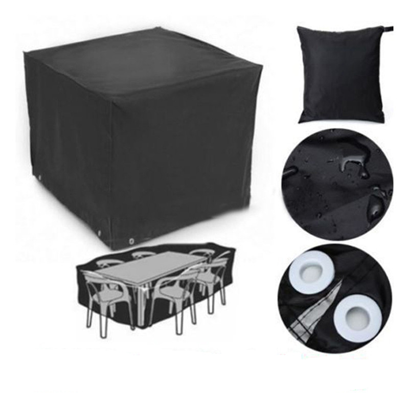 PVC Waterproof Outdoor Garden Patio Furniture Cover Dust Rain Snow Proof Table Chair Sofa Set Covers Household Accessories