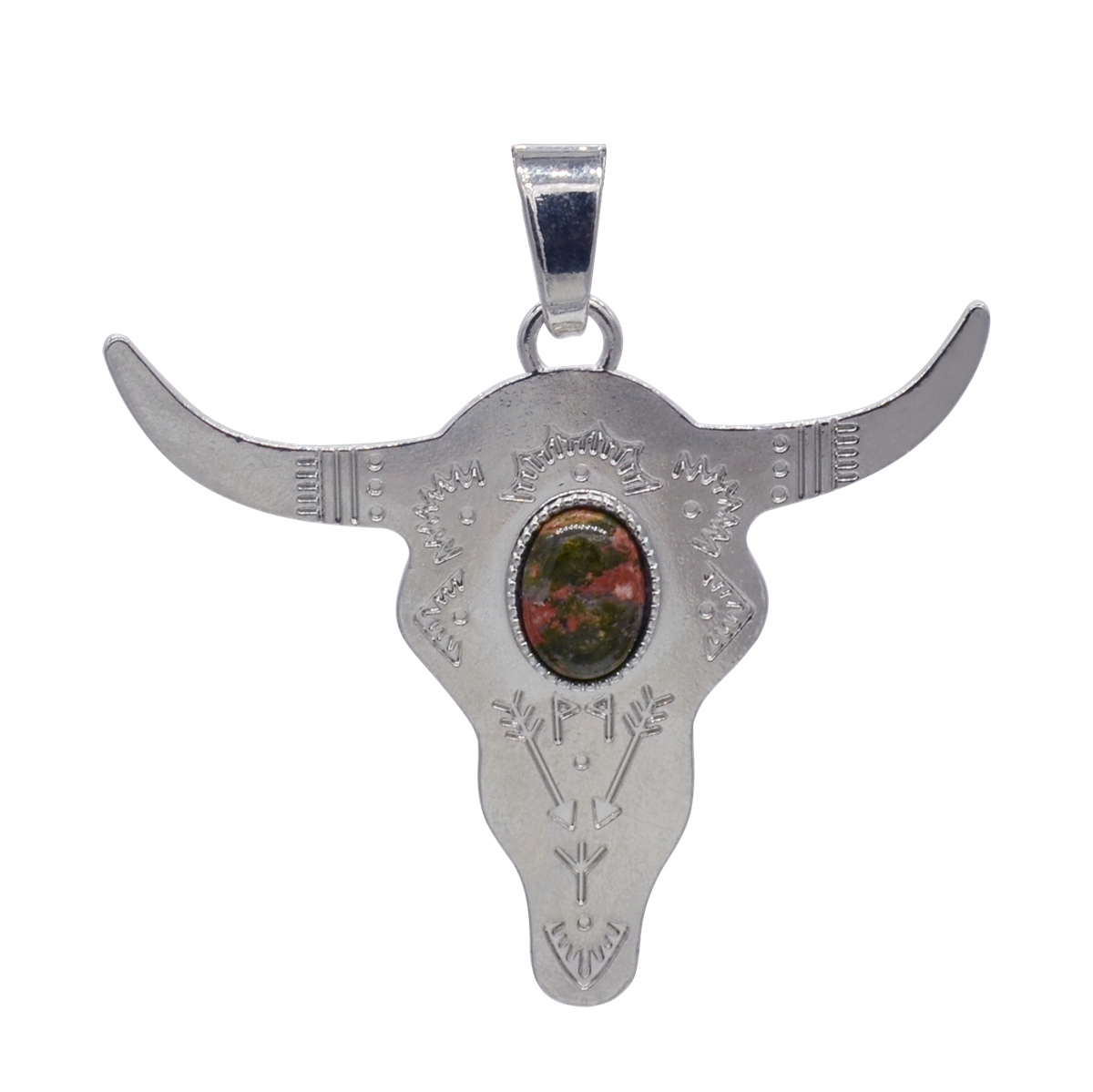 Bull head alloy pendant jewelry antique exquisite carving charm necklace women's thin chain