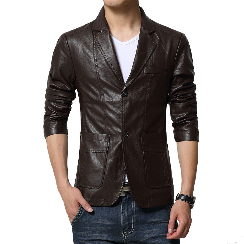Leather Jacket Men Casual Suit Mens Clothes Spring Coat Stand Collar Leather Mens Coats Autumn Clothes Motorcycle Jackets Male, White
Leather Jacket Men Casual Suit Mens Clothes Spring Coat Stand Collar Leather Mens Coats Autumn Clothes Motorcycle Jackets Male, White