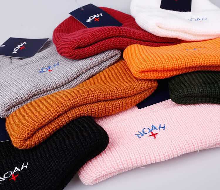 Noah Embroidered Mens Womens Skullcaps Hip Hop Casual High Street Hats Male Female Beanie Free Shipping