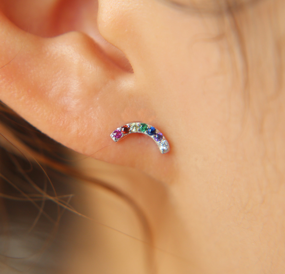 925 sterling silver star moon lighting stud earrings cute lovely girls stud delicate design 2020 minimal stud earrings silver jewelry