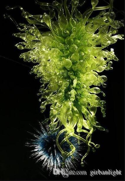 AC 110V 220V Green Blown Murano Glass Modern Art Deco Chandelier Light Villa Foyer Decor Green Glass LED Light Source Art Chandelier
AC 110V 220V Green Blown Murano Glass Modern Art Deco Chandelier Light Villa Foyer Decor Green Glass LED Light Source Art Chandelier