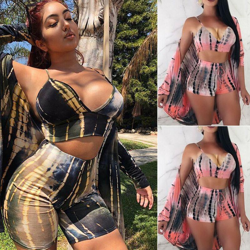 New Style 2 Piece Set Women' Ladies Tracksuit Stretchy Print Skinny Pants Outfits Set Deep V Neck Sleeveless Short 2019 Hot, Black
New Style 2 Piece Set Women' Ladies Tracksuit Stretchy Print Skinny Pants Outfits Set Deep V Neck Sleeveless Short 2019 Hot, Black