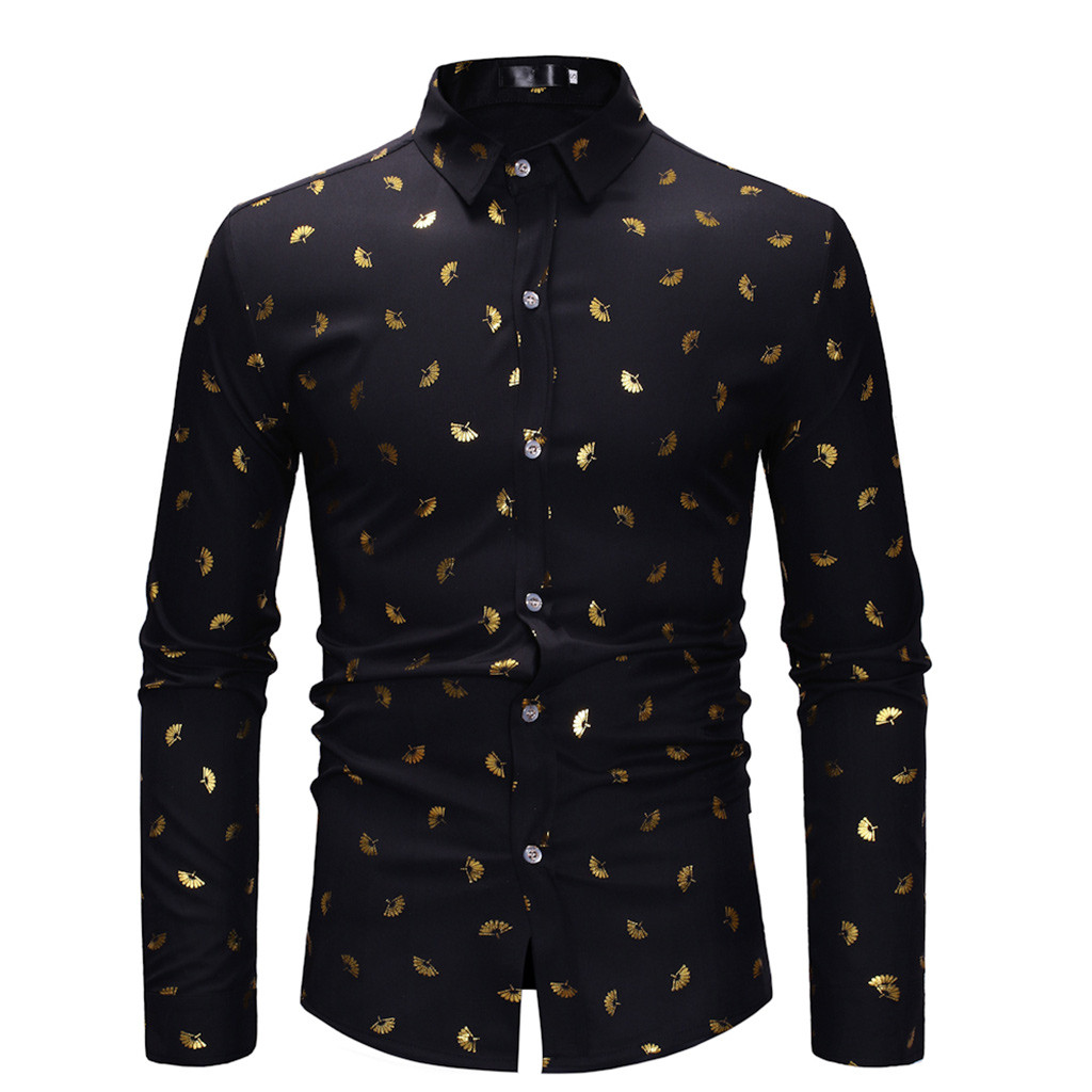 2019 Autumn New Fashion Male Shirt Casual Long Sleeve Button Shirt for Men Printed Shirts Men Plus Size Dec8, Scarf
2019 Autumn New Fashion Male Shirt Casual Long Sleeve Button Shirt for Men Printed Shirts Men Plus Size Dec8, Scarf
