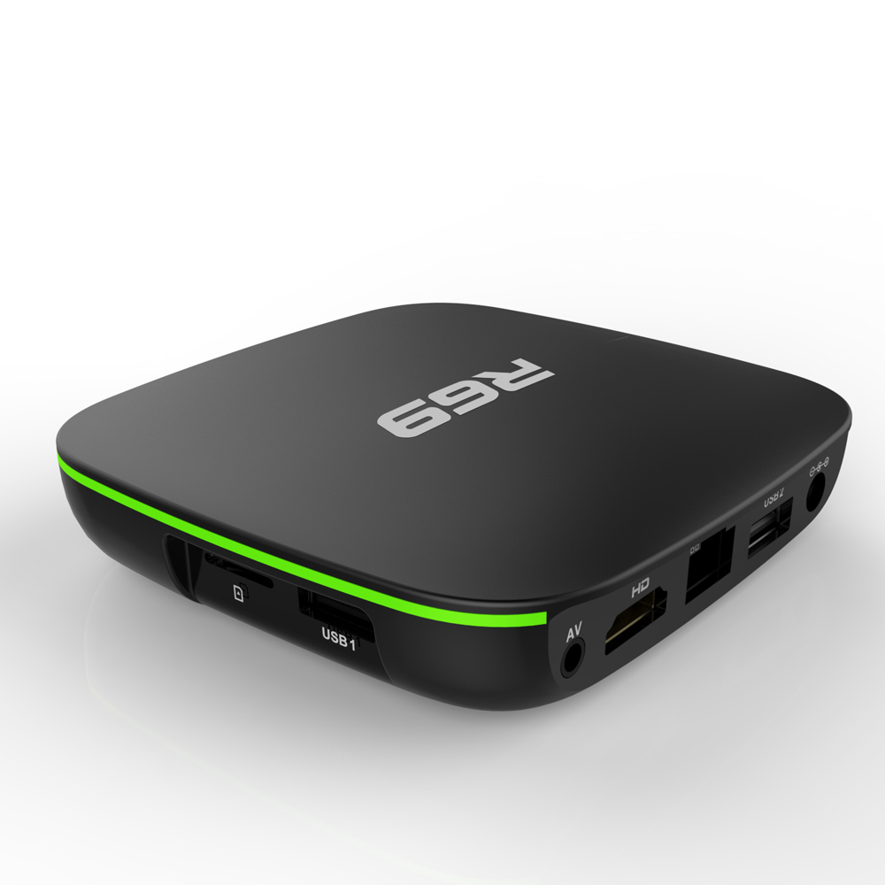 R69 Android 7.1 Smart TV Box Allwinner H3 Quad-Core 2.4G Wifi Set Top Box 1080P HD movie 1GB 8GB 2g 16g