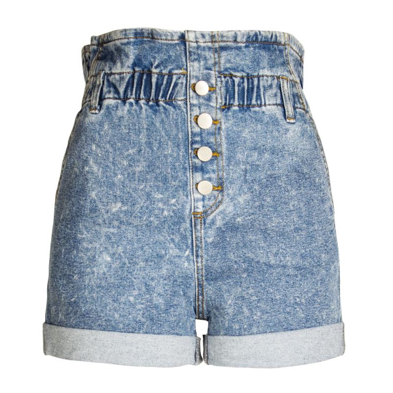 Women' Spring High Waist Loose Wide Leg Denim Shorts Women' Elastic Waist High Roller Shorts Hot, Light blue 
Women' Spring High Waist Loose Wide Leg Denim Shorts Women' Elastic Waist High Roller Shorts Hot, Light blue