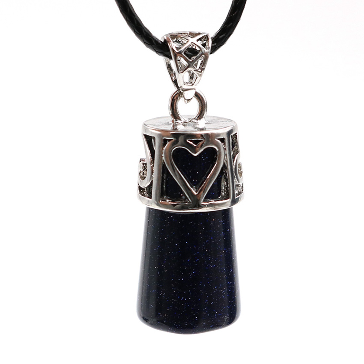 Silver alloy cylinder pendant men and women charm personality fashion jewelry