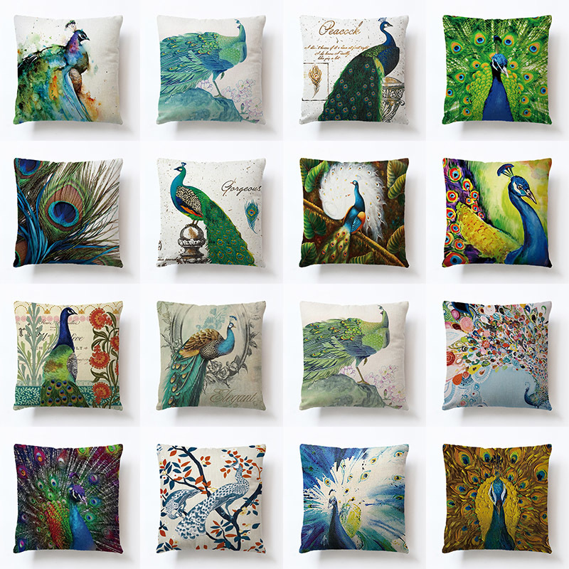 Modern Minimalist Sofa Cushion Cover Peacock Feather Pattern Pillowcase Fresh Animal Pillowcase Cute Home Decoration, Zy0149-26
Modern Minimalist Sofa Cushion Cover Peacock Feather Pattern Pillowcase Fresh Animal Pillowcase Cute Home Decoration, Zy0149-26