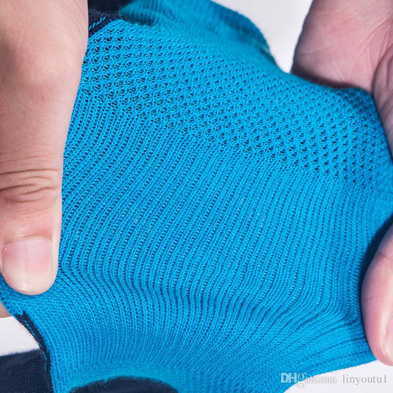 Men's 5 Pair Men Mesh Sports Running Five Finger Toe Socks Casual Cotton Solid Sock Hot Sale Comfortable