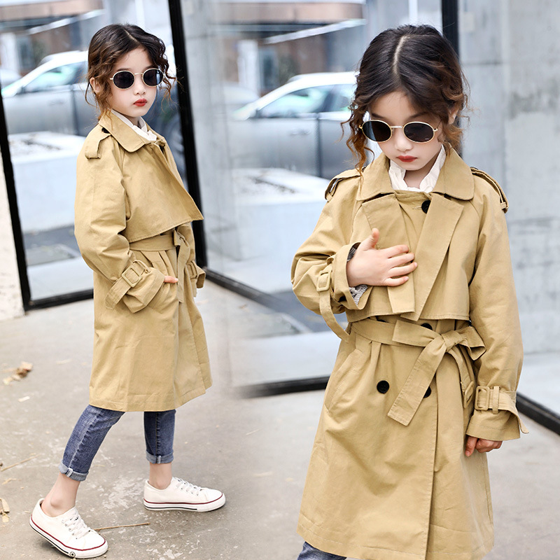 Trench Coats For Girls Teenage Windbreaker Autumn Long Coats Children Clothing Fashion Kids Clothes School Outfits 8 10 12 Year, Khaki
Trench Coats For Girls Teenage Windbreaker Autumn Long Coats Children Clothing Fashion Kids Clothes School Outfits 8 10 12 Year, Khaki