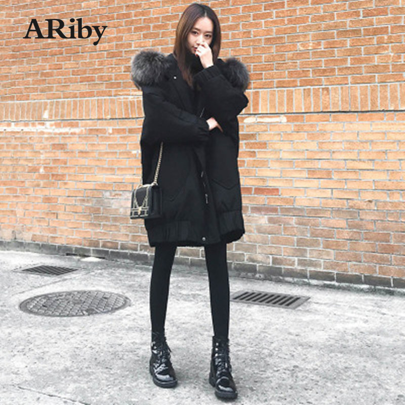 ARiby 4XL Plus Size Winter Jacket Windbreaker Loose Oversized Fur Collar Parka Coat Cotton Clothing Women Hooded Padded jacket, Black
ARiby 4XL Plus Size Winter Jacket Windbreaker Loose Oversized Fur Collar Parka Coat Cotton Clothing Women Hooded Padded jacket, Black