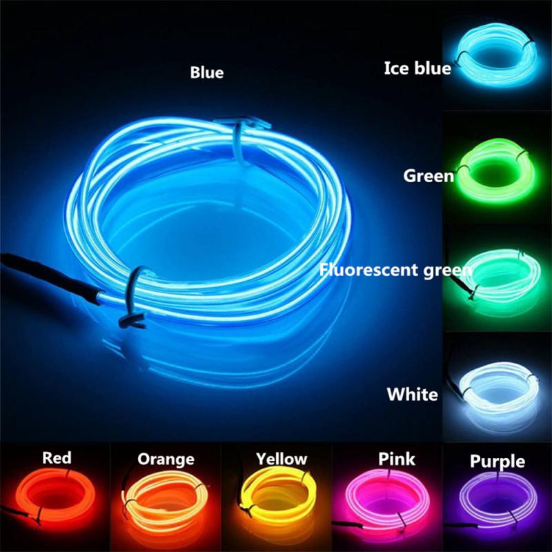 Glow EL Wire Cable LED Neon Christmas Dance Party DIY Costumes Clothing Luminous Car Light Decoration Clothes Ball Rave Lamp
Glow EL Wire Cable LED Neon Christmas Dance Party DIY Costumes Clothing Luminous Car Light Decoration Clothes Ball Rave Lamp