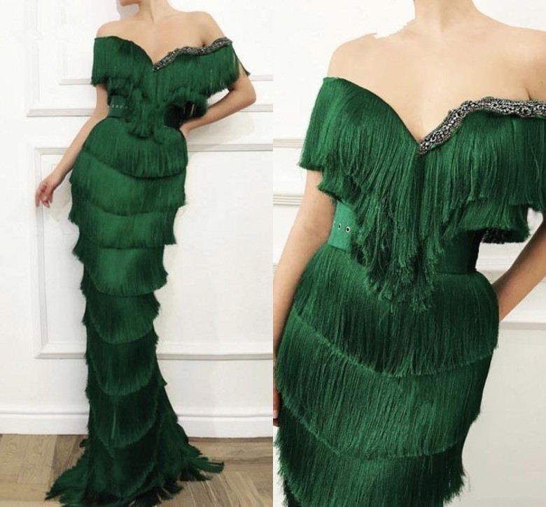 Wavy Emerald Green Tassel Evening Dresses Long Crystal Off the Shoulder Elegant Women arabic Dubai Formal Mermaid Prom Dress Party Wear, Water melon
Wavy Emerald Green Tassel Evening Dresses Long Crystal Off the Shoulder Elegant Women arabic Dubai Formal Mermaid Prom Dress Party Wear, Water melon