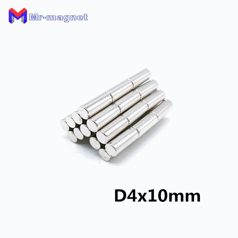 real imanes de nevera 50pcs 4 x 10 mm neodymium magnet super strong disc 4x10 potmagnet practical magnets dia 4x10mm 410 d4x10 d410
