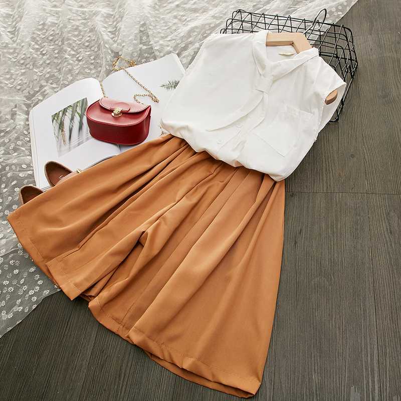 Summer 2020 Casual Solid Clothes Sleeveless Girls Clothes High Quality Fashion Kids, White
Summer 2020 Casual Solid Clothes Sleeveless Girls Clothes High Quality Fashion Kids, White