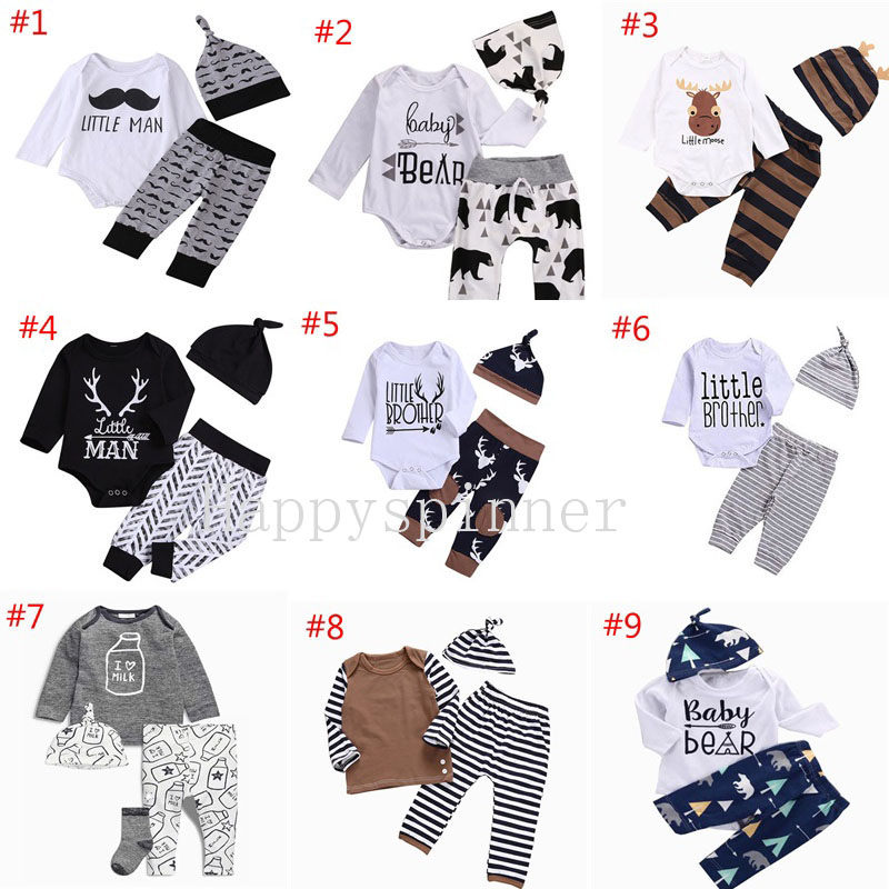 Baby Clothes Spring and Autumn Printed Letters Sweet Habe + Trousers + Hat Three-piece, 1lot=3pcs= top + trousers + hat
Baby Clothes Spring and Autumn Printed Letters Sweet Habe + Trousers + Hat Three-piece, 1lot=3pcs= top + trousers + hat