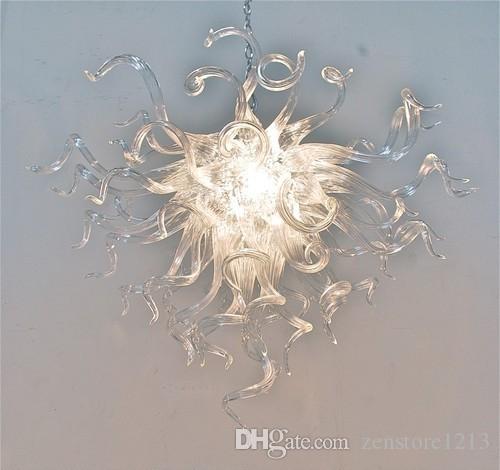 Custom Made White Clear Glass Chandelier Light Modern Art Deco 100% Handmade Blown Glass Small Cheap Italy Designed LED Chandelier
Custom Made White Clear Glass Chandelier Light Modern Art Deco 100% Handmade Blown Glass Small Cheap Italy Designed LED Chandelier