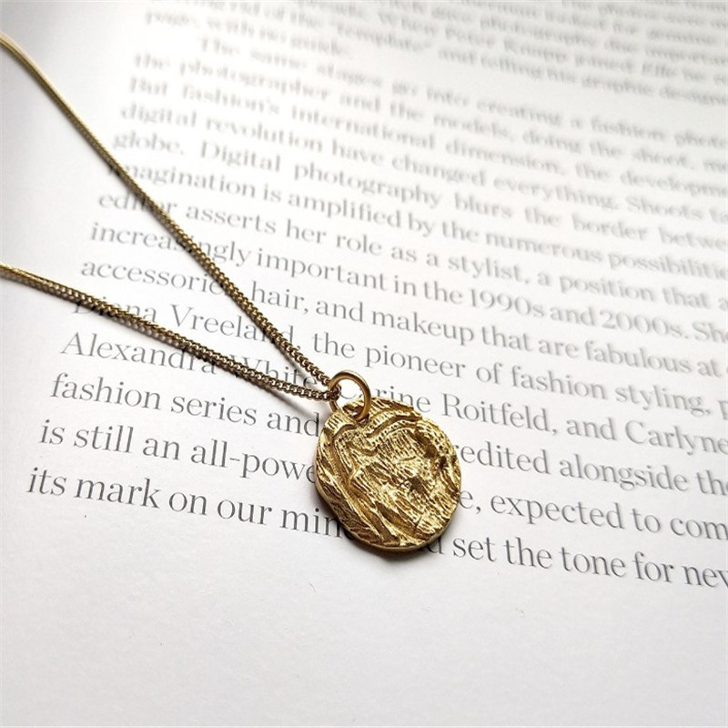 New Punk Style Sterling Silver 925 Jewelry Female Necklaces&Pendants 100% 925 Sterling Silver Irregular Pendant Necklace