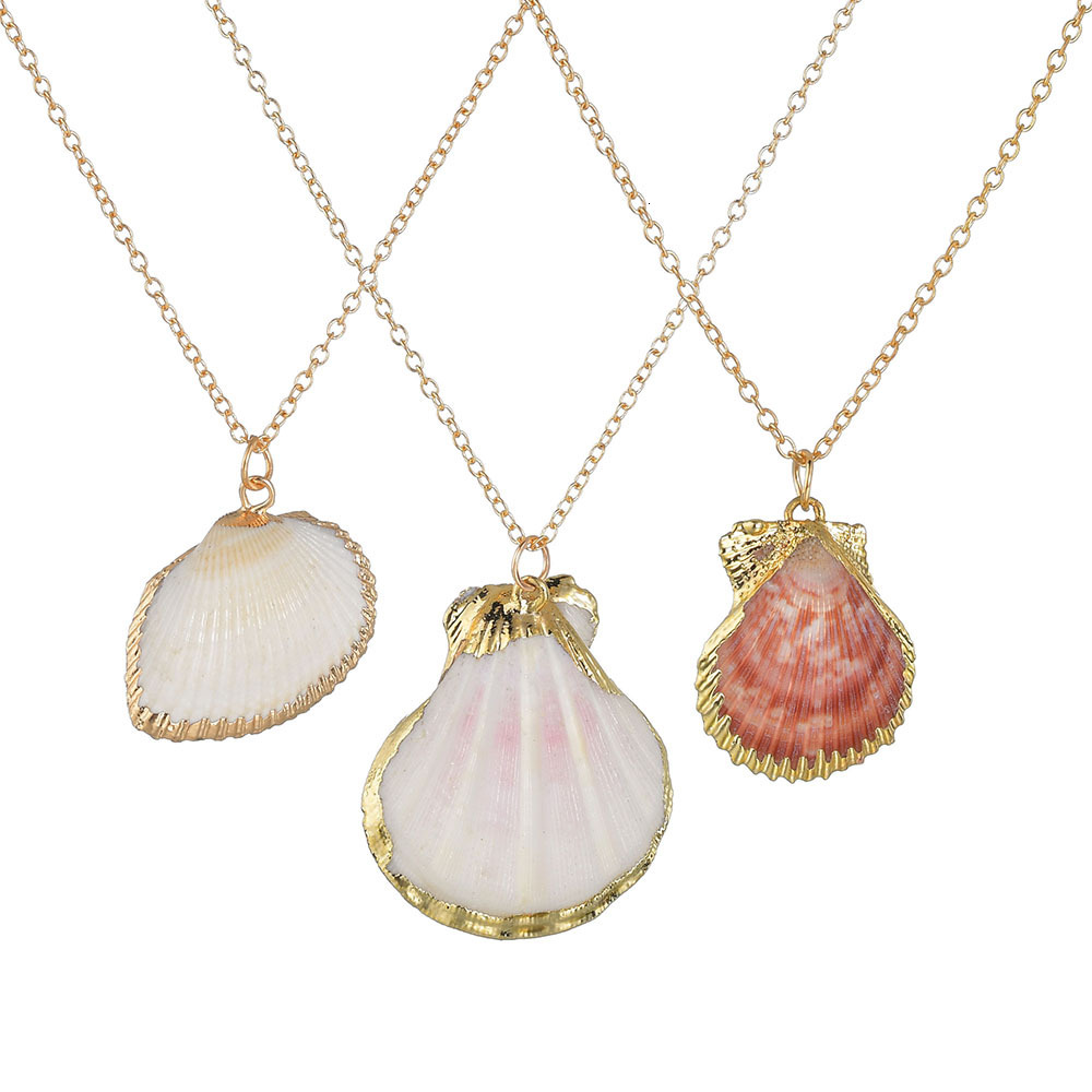 Accessories Popular Conch Scallop In Shell Necklace Alloy Sweater Chain Length Fund Natural Shell Pendeloque Cut Necklace Woman
Accessories Popular Conch Scallop In Shell Necklace Alloy Sweater Chain Length Fund Natural Shell Pendeloque Cut Necklace Woman