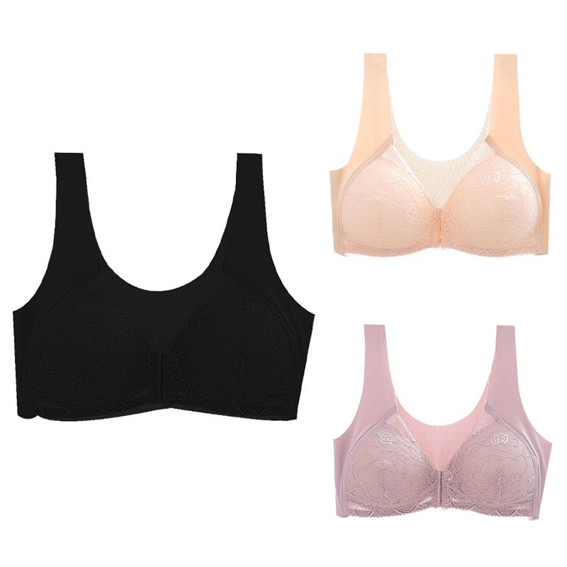 Summer Women Breathable Lace Bra Underwear Sexy Lingerie Lace Sports Bra U-shaped Beautiful Back Front Buckle Big Size, Skin color
Summer Women Breathable Lace Bra Underwear Sexy Lingerie Lace Sports Bra U-shaped Beautiful Back Front Buckle Big Size, Skin color