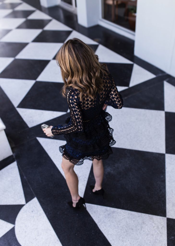 ZAWFL HIGH QUALITY Self Portrait Dress 2019 Women Wear Long Sleeve Cake Layer Elegant Summer Club Dress Robes Femmes Soldes Y19012102