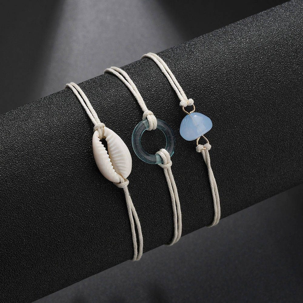 Sea Shell Jewelry Accessories Popular Ma'am Sandy Beach Foot Ornaments Second Gram Force Shell Anklet 3 Paper Set Ornaments
Sea Shell Jewelry Accessories Popular Ma'am Sandy Beach Foot Ornaments Second Gram Force Shell Anklet 3 Paper Set Ornaments