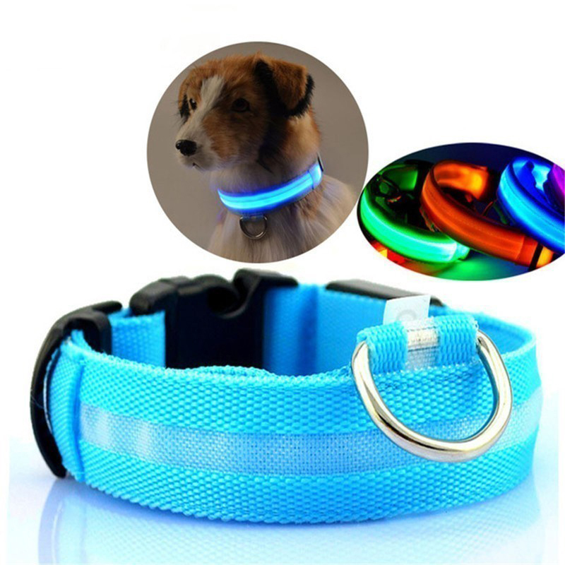 LED Pet Nylon Dog Collar Night Safety Flashing Glow In The Dark Dog Leash Dogs Luminous Fluorescent Collars Collar Perro
LED Pet Nylon Dog Collar Night Safety Flashing Glow In The Dark Dog Leash Dogs Luminous Fluorescent Collars Collar Perro