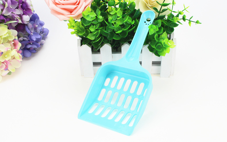 Cheapest Plastic litter scoop portable cat cleaning shovel Dog Pet Poop waste Scooper Easy Clean 5 colors to choose