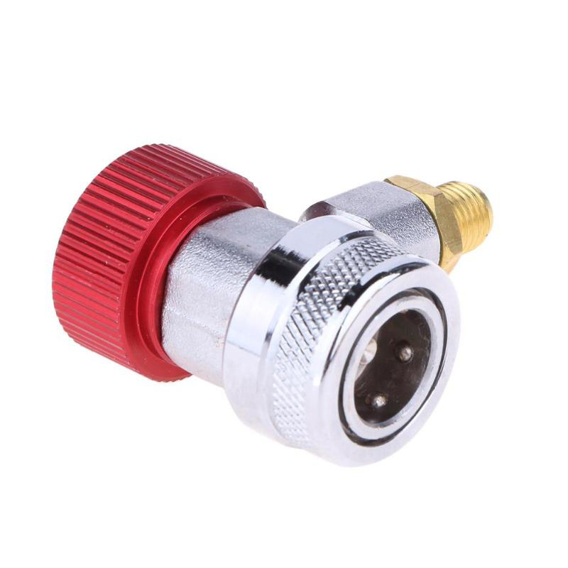 1Set Auto Freon R134A A/C Air Conditioning Adjustable Quick Coupler Refrigerant High Low Voltage Adapter