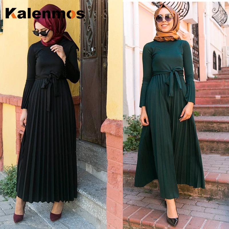KALENMOS Turkey Ramadan Abaya Women Muslim Dress Lace-up Moroccan Kaftan Jilbab Hijab Pleated Vestidos Islamic Clothing Mujer
KALENMOS Turkey Ramadan Abaya Women Muslim Dress Lace-up Moroccan Kaftan Jilbab Hijab Pleated Vestidos Islamic Clothing Mujer