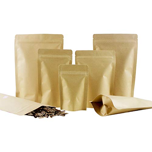 Food Moisture Proof Bags Packaging Sealing Pouch Brown Kraft Paper Pouch with Aluminum Foil Inside Bags for Food Tea Snack
Food Moisture Proof Bags Packaging Sealing Pouch Brown Kraft Paper Pouch with Aluminum Foil Inside Bags for Food Tea Snack