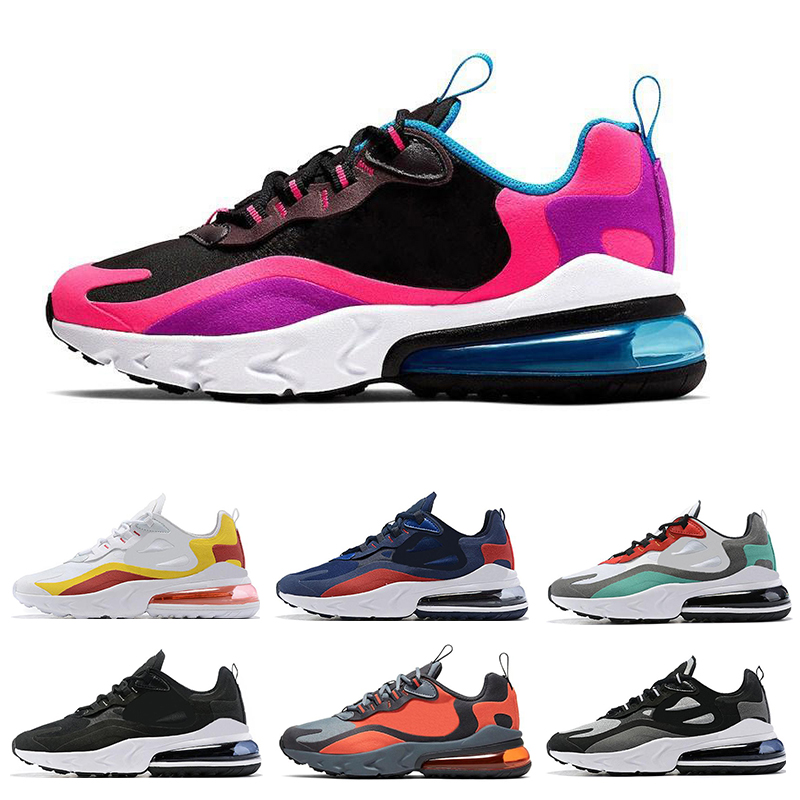 2022 Hot React men running shoes Hyper Pink Orange Optical Deep Blue green fashion mens react trainer sports sneakers