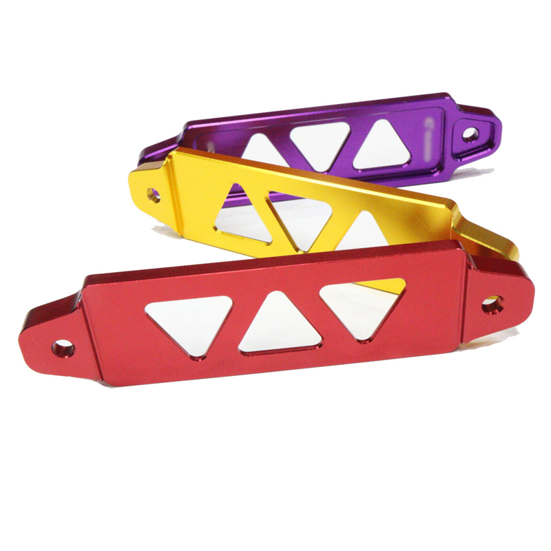 Car Battery Tie Down Brace Aluminum Alloy Mount Bracket Holder Braces Bar Modification Accessory Auto Parts