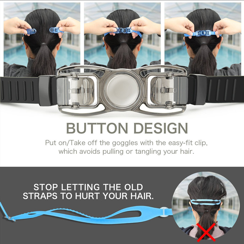 Goggles Swimming Goggles Women Men Waterproof anti-fog UV Protection Surfing Swimming Goggles Professional Swim Glasses Swim Caps Earplugs Nose Clip