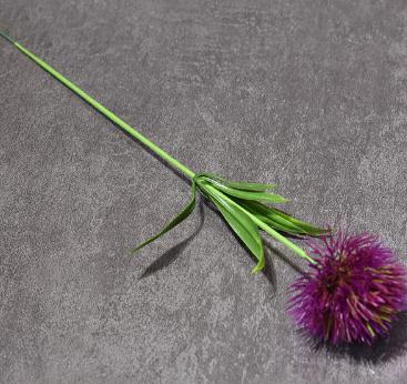Artificial Flowers Dandelion Decorative Plastic Flower Wedding Home Decoration Valentine's Day Flowers White Green Length 25cm