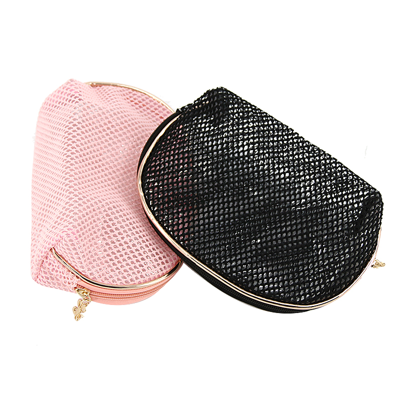 2 Piece Set Transparent Mesh Cosmetic Bag Storage Travel Bag organizer Make Up Case packing cube toiletry bags Black pink
2 Piece Set Transparent Mesh Cosmetic Bag Storage Travel Bag organizer Make Up Case packing cube toiletry bags Black pink