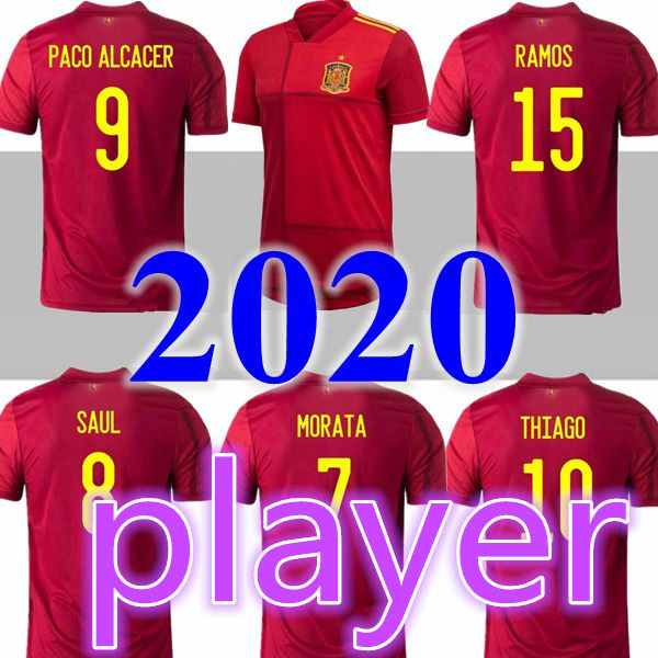 PLAYER 2020 Spain home soccer jersey INIESTA RAMOS MORATA ISCO national team Football Shirt ASENSIO SERGIO SILVA TORRES camiseta de fútbol, Black;yellow
PLAYER 2020 Spain home soccer jersey INIESTA RAMOS MORATA ISCO national team Football Shirt ASENSIO SERGIO SILVA TORRES camiseta de fútbol, Black;yellow