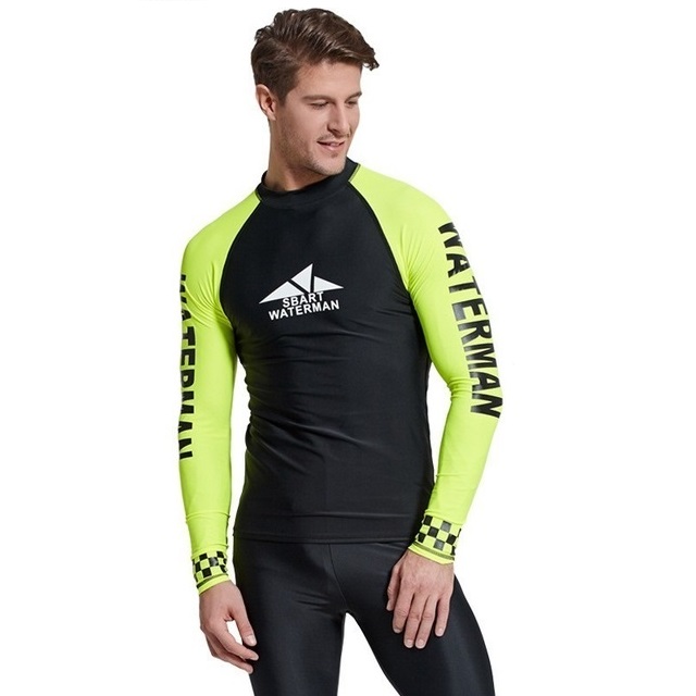 Rashguard Men Compression Swimwear Swim Shirts UV Long Sleeve Swimsuit Tshirt Windsurf Rash Guard Man Surf Swimming Diving Suit
Rashguard Men Compression Swimwear Swim Shirts UV Long Sleeve Swimsuit Tshirt Windsurf Rash Guard Man Surf Swimming Diving Suit