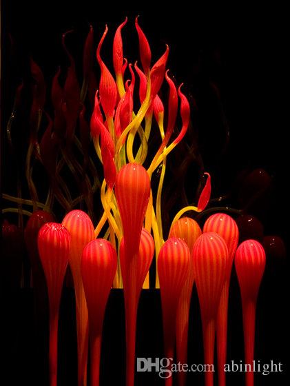 Customized European Blue Decorative Floor Lamps Interior Outdoor Flower Tree Sculpture crystal stand lamp LED