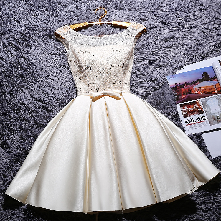 Sexy Women Champagne Evening Dress Mini Robe Soiree Lace Flower Vestidos De Damas De Honra Bridesmaid Wedding Dresses Gown
Sexy Women Champagne Evening Dress Mini Robe Soiree Lace Flower Vestidos De Damas De Honra Bridesmaid Wedding Dresses Gown