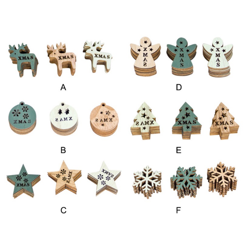 24PCS Color Painted Wood Cutout Signs DIY Christmas Kit Holiday Party Decor Supplies NO ROPE
24PCS Color Painted Wood Cutout Signs DIY Christmas Kit Holiday Party Decor Supplies NO ROPE