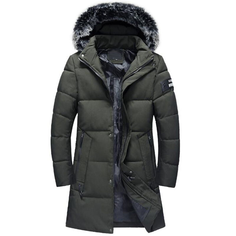 2019 Winter Coats Men Casual Long Thick Jackets Mens Outwear Windproof Fur Collar Thicken Warm Parkas 4XL Clothes abrigo hombre, Hzx801 army green
2019 Winter Coats Men Casual Long Thick Jackets Mens Outwear Windproof Fur Collar Thicken Warm Parkas 4XL Clothes abrigo hombre, Hzx801 army green