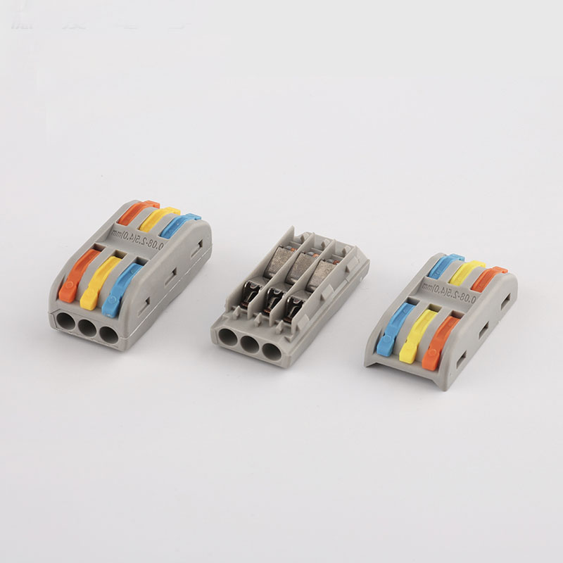 10PCSLOT 222413 SPL3 Compact Wire Connector Conductor Terminal Pushin Terminal Block Universal Wiring Compact Conductors2229191